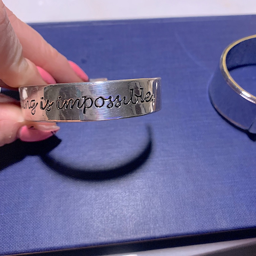 Rustic Cuff- Motivational Bracelets Silver- For A… - image 7